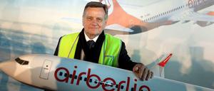 Hartmut Mehdorn - seit September 2011 leitete er Air Berlin.