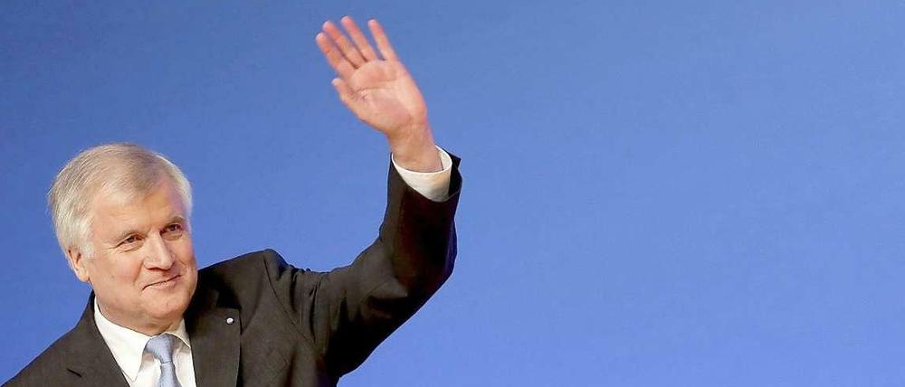 CSU-Chef Horst Seehofer und Bundeskanzlerin Angela Merkel (CDU)