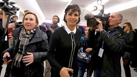 Die ehemalige französische Justizministerin Rachida Dati beim Parteitag der konservativen UMP.