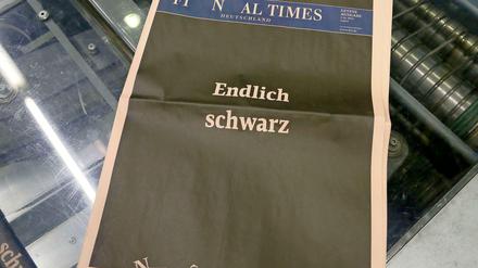 Die "finale" Ausgabe.