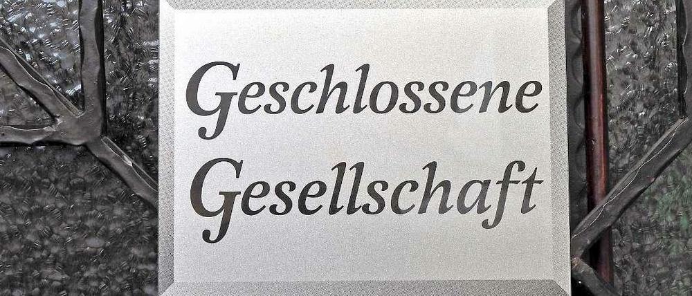 Ohne Worte. Auch wenn Nicht-Berliner es kaum glauben können: Auch Hauptstadtbewohner sind manchmal einfach gerne unter sich.