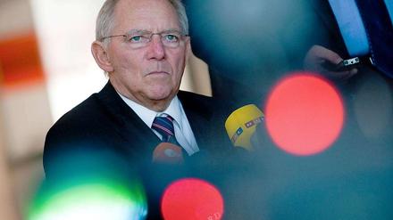 Finanzminister Wolfgang Schäuble