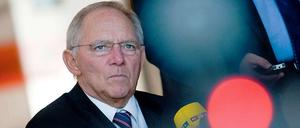 Finanzminister Wolfgang Schäuble