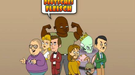 "Deutsches Fleisch" heißt eine neue Cartoon-Serie auf ZDFneo. Die Machart erinnert stark an ein US-amerikanisches Vorbild.