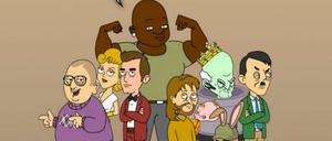 "Deutsches Fleisch" heißt eine neue Cartoon-Serie auf ZDFneo. Die Machart erinnert stark an ein US-amerikanisches Vorbild.