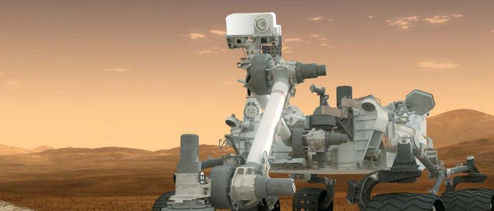 Großer Bruder. Der Marsrover "Curiosity", hier eine Computeranimation, ist seit August auf dem Roten Planeten. Der neue Roboter soll auf der Technik von Curiosity aufbauen.