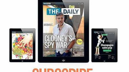 Klarer Auftritt. „The Daily“, Ausgabe vom 3. Dezember 2012. Foto: dpa