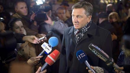 Borut Pahor ist das neue Staatsoberhaupt Sloweniens. Früher war er Regierungschef. 