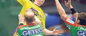 Atemlos. Berlins Borge Lund überzeugte gegen Magdeburg. ]Foto: dpa