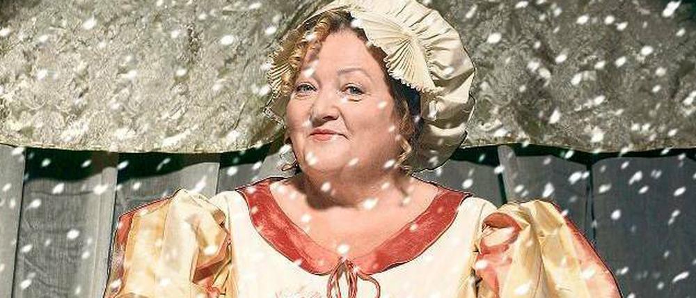Lässt es im Rahmen der Grimmschen Märchentage im Kino Babylon schneien: Marianne Sägebrecht liest Frau Holle.