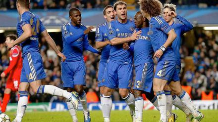 Über ihre Tore konnten sie sich noch freuen - danach schied der FC Chelsea in der Gruppenphase aus der Champions League aus.