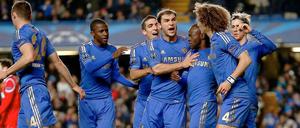 Über ihre Tore konnten sie sich noch freuen - danach schied der FC Chelsea in der Gruppenphase aus der Champions League aus.