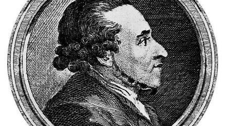 Im Profil. Wer mehr von Moses Mendelssohn (hier um 1770) sehen, lesen und verstehen möchte, kann noch bis zum 4. April 2013 die Ausstellung "Moses Mendelssohn: Freunde, Feinde und Familie" im Centrum Judaicum (Oranienburger Str. 28-30, 10-18 Uhr, Fr 10-14 Uhr) besuchen.