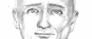 Phantomzeichnung des gesuchten Täters.
