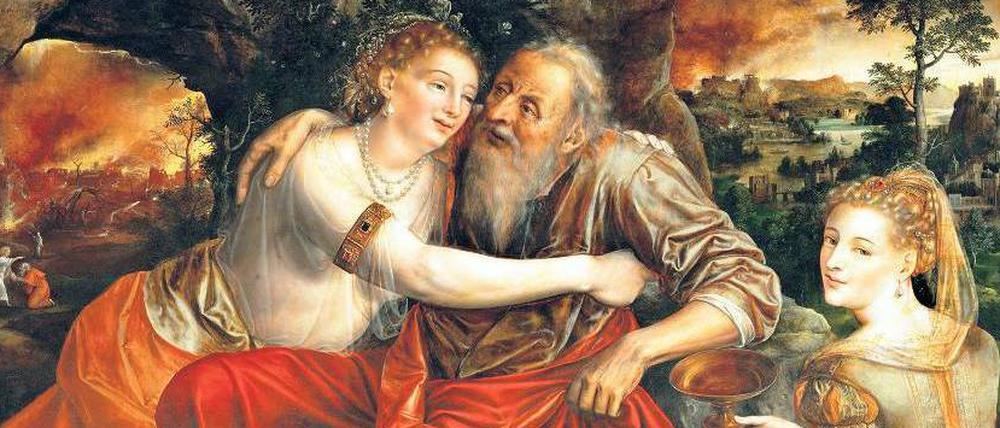 Tabubruch. Schon die Bibel erzählt von Inzest. Angeblich machten Lots Töchter ihren Vater betrunken und verführten ihn, beide waren danach von ihm schwanger. Der flämische Maler Jan Massys ließ sich von dieser Geschichte zu einem Bild inspirieren. 