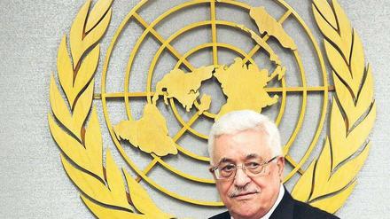 Palästinenserpräsident Abbas ist im Friedensprozess ins Hintertreffen geraten. Das UN-Votum soll das ändern. Foto: Emmanuel Dunand/AFP
