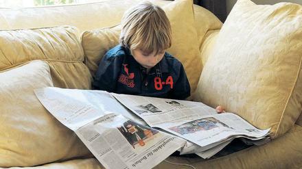 Der Morgensegen. Eine Zeitung kann man nicht nur lesen, man kann mit ihr auch lesen lernen. Und eine Menge anderer Dinge anstellen.
