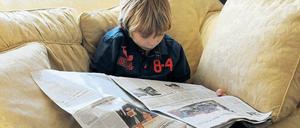 Der Morgensegen. Eine Zeitung kann man nicht nur lesen, man kann mit ihr auch lesen lernen. Und eine Menge anderer Dinge anstellen.