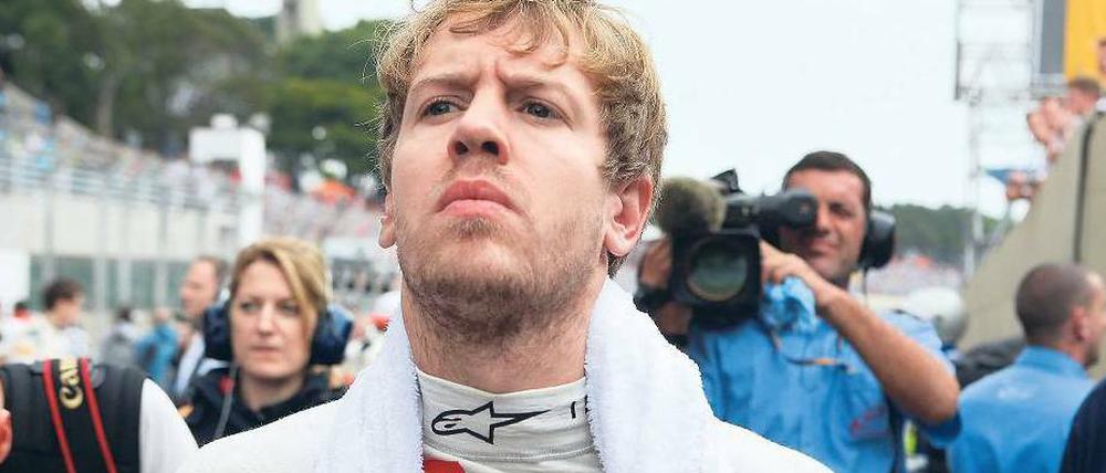 Volle Konzentration. Sebastian Vettel geht vor dem Rennen in sich.