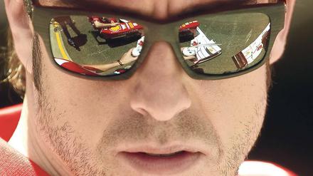 Undurchsichtig. Fernando Alonso will am Sonntag 13 WM-Punkte auf Sebastian Vettel aufholen – mit allen Mitteln?