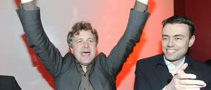 Frank Mentrup (links) wird jetzt Karlsruhe regieren, seinen Genossen, SPD-Landesvorsitzender Nils Schmid, freut sich.
