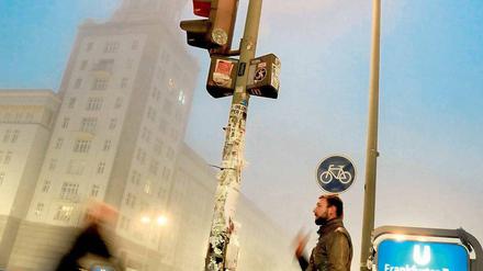 In der Waschküche: Berlin unter einer dichten Nebelglocke. 