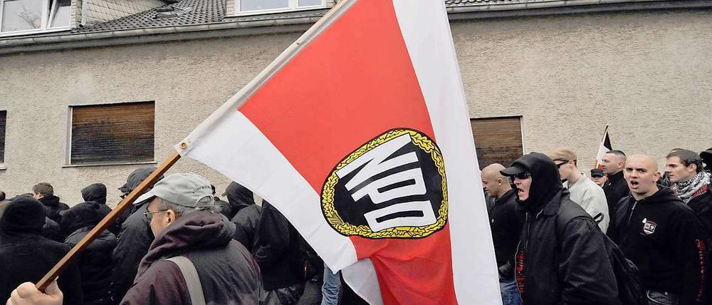 Die NPD will vor das Bundesverfassungsgericht ziehen.