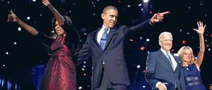 Auf seinem Twitter-Account schrieb der US-Präsident: „Four more years.“ Foto: dpa