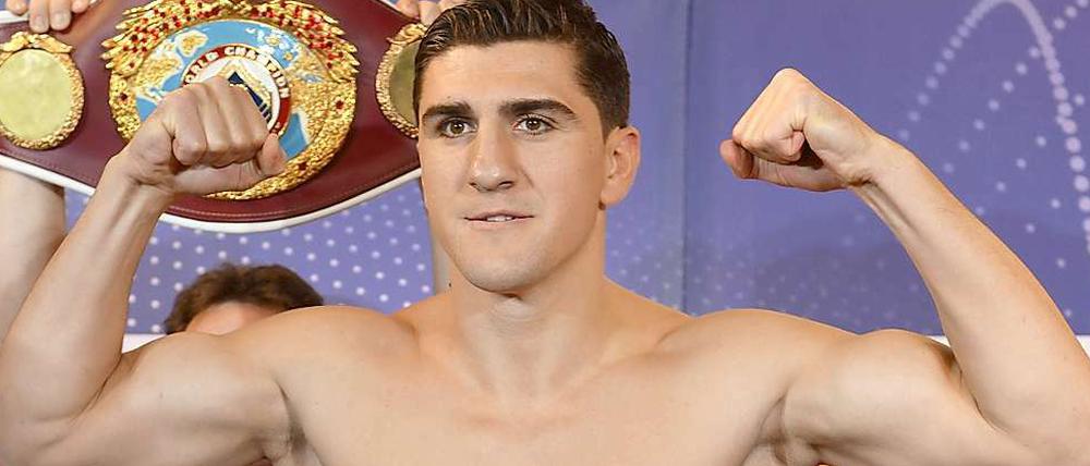 Weltmeister Marco Huck vor seinem Kampf mit Firat Arslan.
