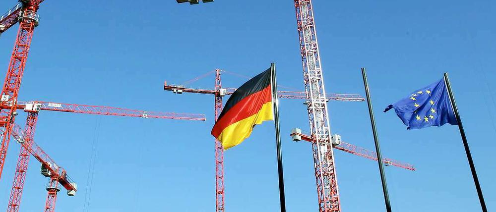 Stillstand oder Wachstum - im europäischen Umfeld sind auch die konjunkturellen Aussichten in Deutschland nicht rosig.