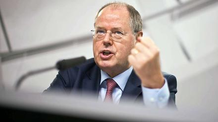 Peer Steinbrück: Der SPD-Kanzlerkandidat könnte auf Grüne und FDP angewiesen sein, um Regierungschef zu werden.