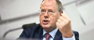 Peer Steinbrück: Der SPD-Kanzlerkandidat könnte auf Grüne und FDP angewiesen sein, um Regierungschef zu werden.