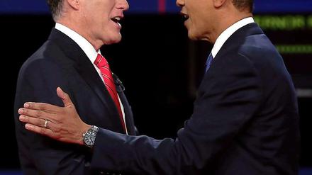 Im Duell: Mitt Romney will Barack Obama als US-Präsident beerben.