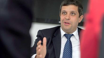 Der Berliner SPD-Fraktionsvorsitzender Saleh sieht seine Partei auf Linkskurs.