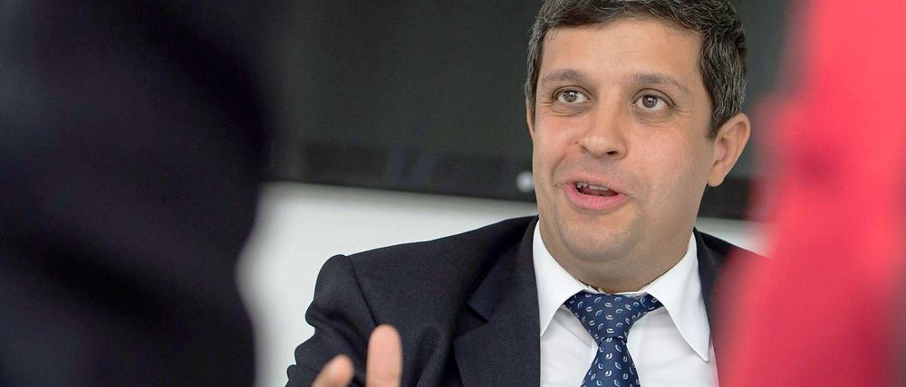 Der Berliner SPD-Fraktionsvorsitzender Saleh sieht seine Partei auf Linkskurs.