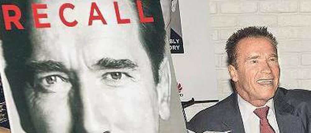 Exemplarischer Riese: Arnold Schwarzenegger stellt am heutigen Mittwoch seinen "Total Recall" vor.