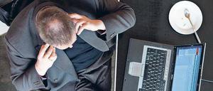 Sendebereit. In vielen Cafés gehört Wlan zum Standard. 