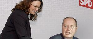 Andrea Nahles und Peer Steinbrück.
