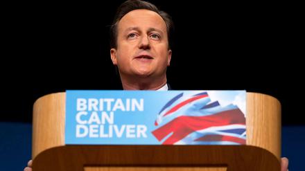 David Cameron beim Tory-Parteitag.