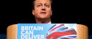 David Cameron beim Tory-Parteitag.