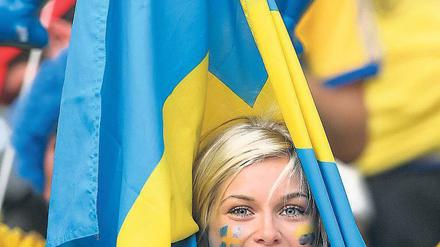 In Feierlaune. Trotz toller Fans schied Schweden bei der WM 2006 im Achtelfinale aus. 