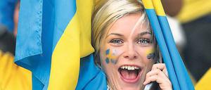 In Feierlaune. Trotz toller Fans schied Schweden bei der WM 2006 im Achtelfinale aus.