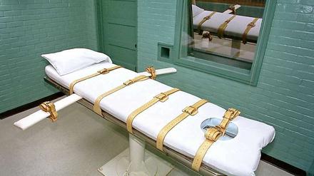 Eine Todeszelle in einem Gefängnis in Texas. Im US-Staat Texas ist ein möglicherweise geistig behinderter Mann hingerichtet worden. 