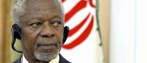 Der UN-Sonderbeauftragte Kofi Annan glaubt nicht mehr an eine Lösung des Konflikts in Syrien.