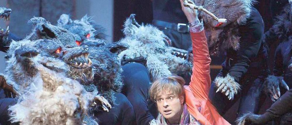 Rette mich, wer kann. Bernard Richter als Tamino in der Salzburger "Zauberflöte".