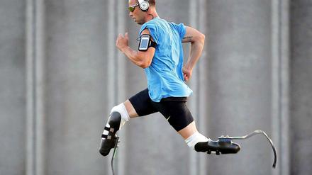 Gutachten mussten darüber entscheiden, ob Oscar Pistorius bei den Olympischen Spielen teilnehmen darf.