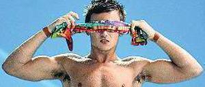 Hinter der Binde. Daley konnte die Erwartungen nicht erfüllen. Foto: Reuters