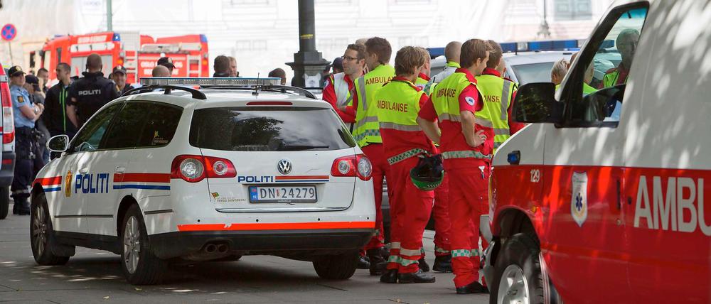 In Oslo herrscht Nervosität nach einem Bombenalarm.