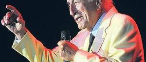 Raue Altersstimme. Tony Bennett bei seinem einzigen Deutschlandkonzert. Foto: dpa