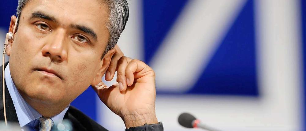 Gemeinsam mit seinem deutschen Kollegen Jürgen Fitschen steht der Inder Anshu Jain (im Bild) an der Spitze der Deutschen Bank.